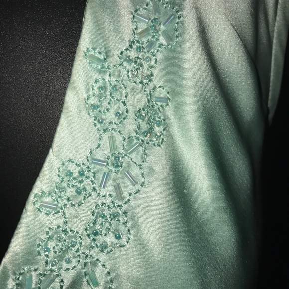 Pure Silk top with beading size M - Picture 2 of 3