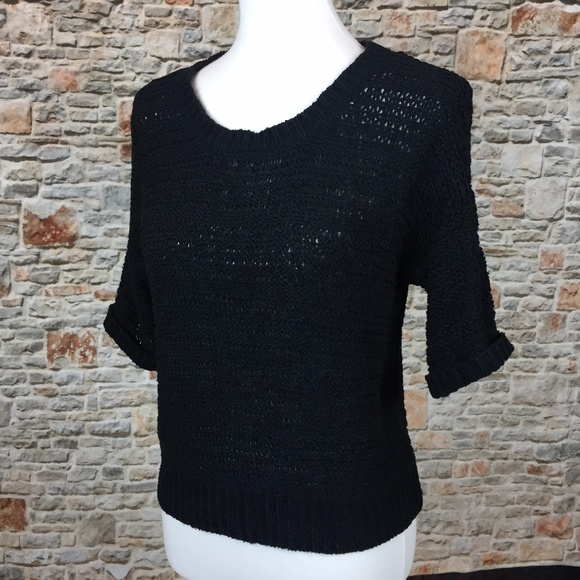 Mossimo Women's Loose Knit 3/4 Sleeve Sweater XS - Picture 4 of 6