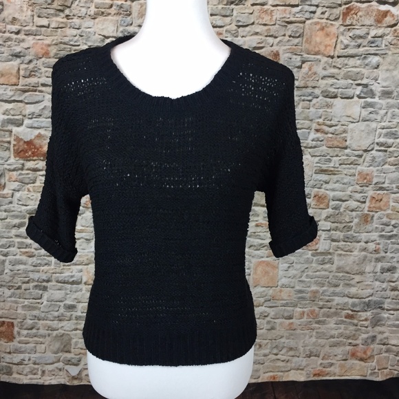 Mossimo Women's Loose Knit 3/4 Sleeve Sweater XS - Picture 2 of 6