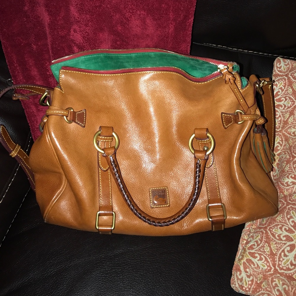 Dooney Bourke Authentic Tan Satchel
