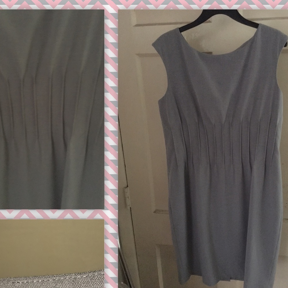 Calvin Klein Gray Pencil Dress
