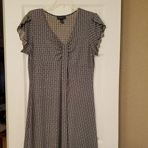 Geometric patterned dress