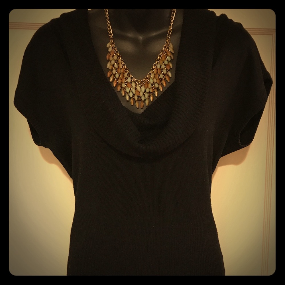 Free Add-On! Cowl-necked Fitted Sweater G1