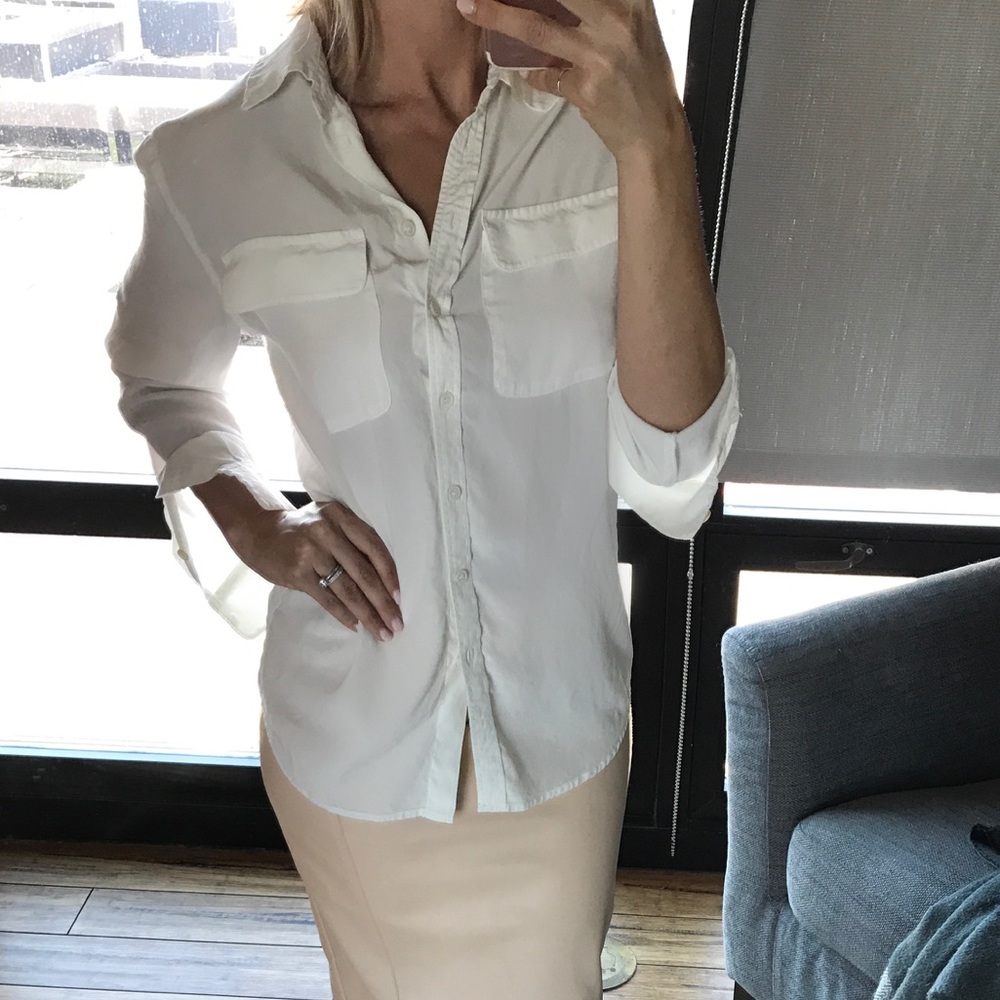 White Vince Camuto blouse