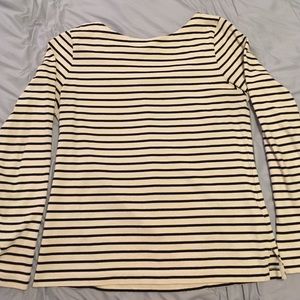 Long sleeve JCrew Navy Blue&Cream