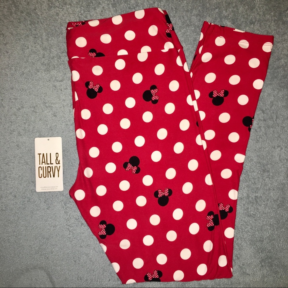 HTF- LuLaRoe Disney Minnie Leggings TC