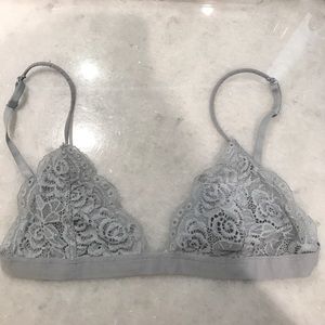 Baby blue lace bralette