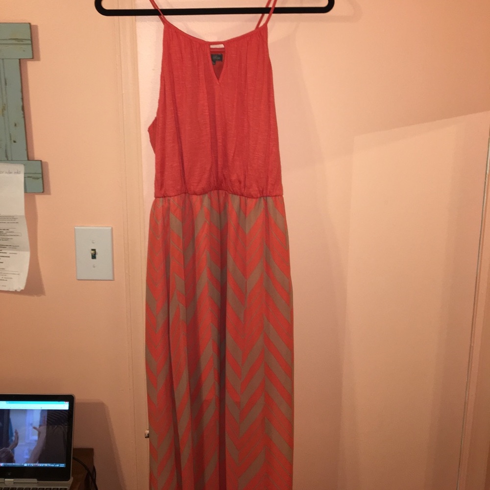 Chevron Maxi Dress