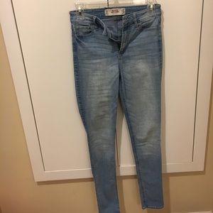 high rise super skinny jeans