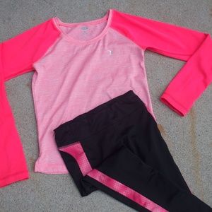 Old Navy Girls Exercise Outfit