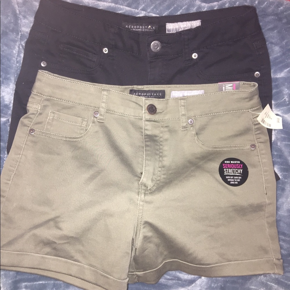 High rise shorts