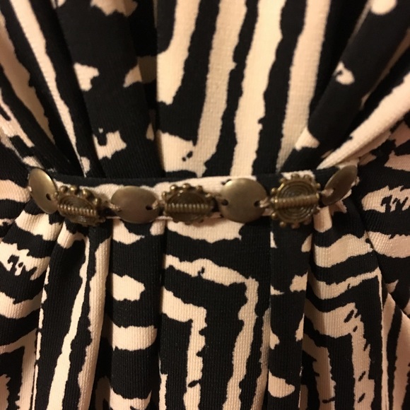 Gorgeous Ruby Rd Brown & Beige Maxi SZ M - Picture 3 of 4