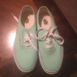 Mint Green Vans