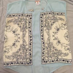Saint Tropez Lovely Pattern Blouse