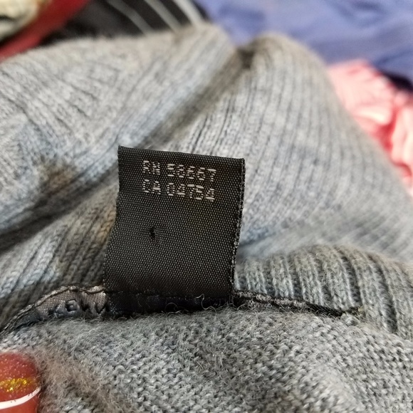 Kenneth Cole Women's Buttoned Faux Cowled Sweater - Picture 6 of 7