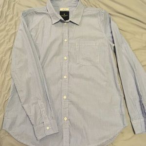 American Eagle Pinstriped button down