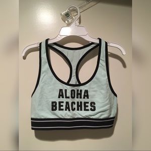 Super Comfy/Stretchy Racer-back PINK Sports Bra