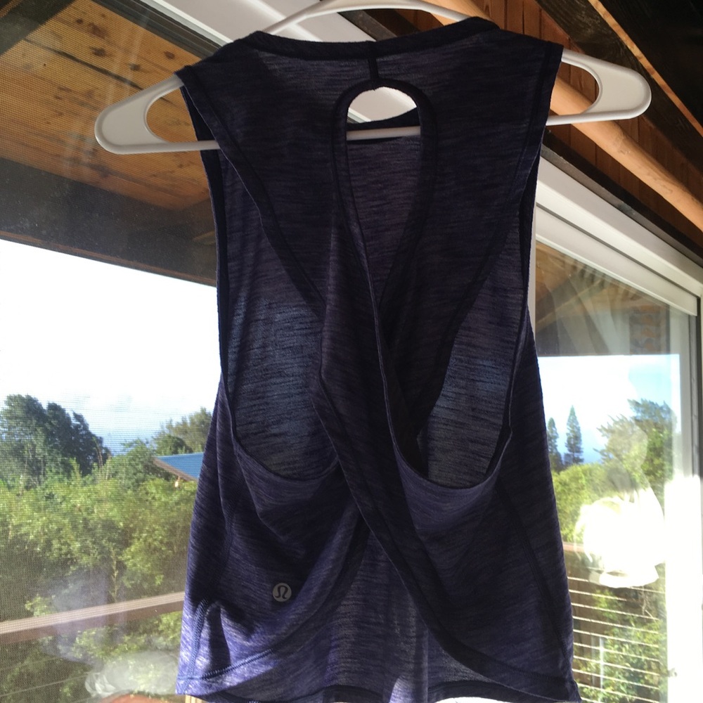 Lululemon open back tank top