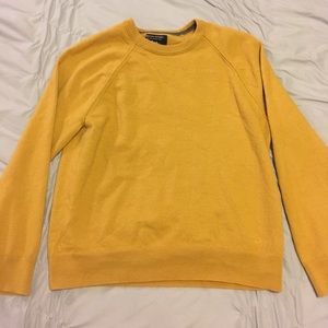 Banana Republic Mustard Yellow Crew Neck