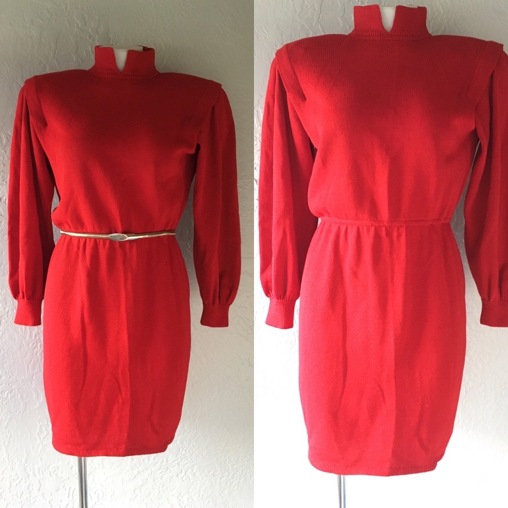 Vintage St. John sweater knit dress