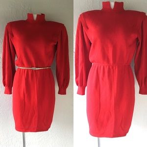 Vintage St. John sweater knit dress