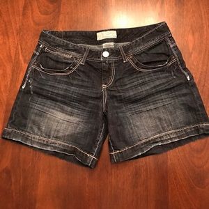 Denim shorts