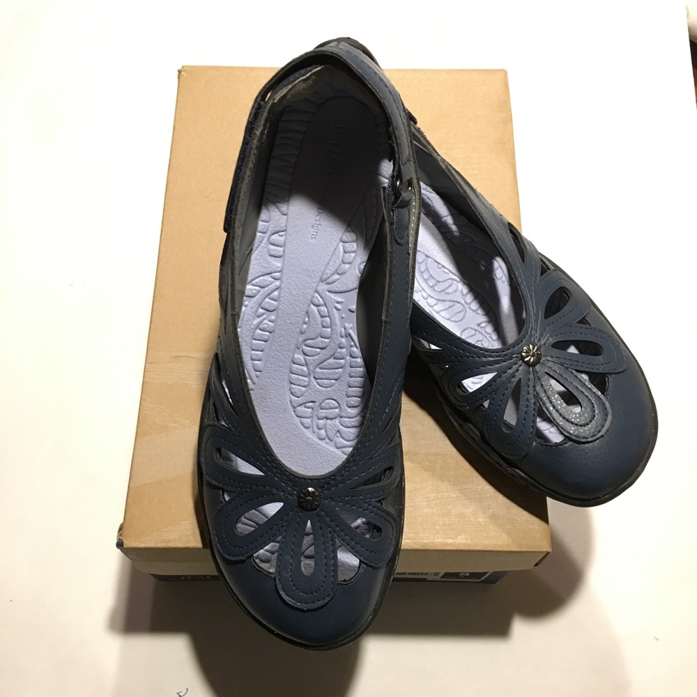 Jambu Juniper Ballet Flats- Denim Blue