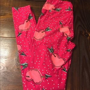 OS Lularoe Valentine leggings