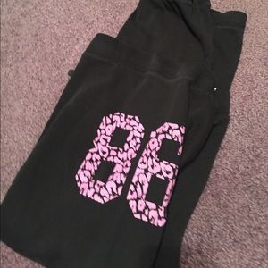 PINK black sweatpants