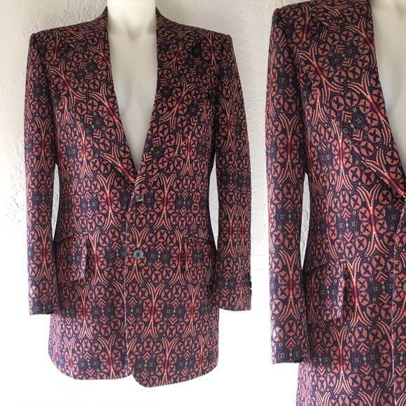 Vintage printed blazer - Picture 1 of 1