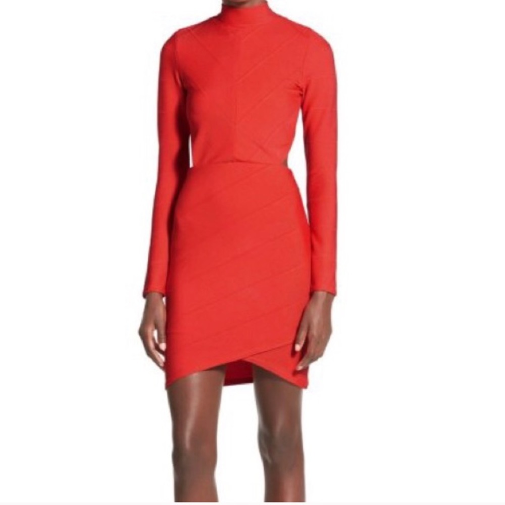 Missguided orange dress