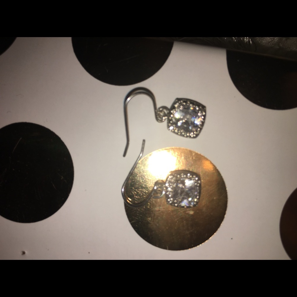 Dangly Diamond Earrings