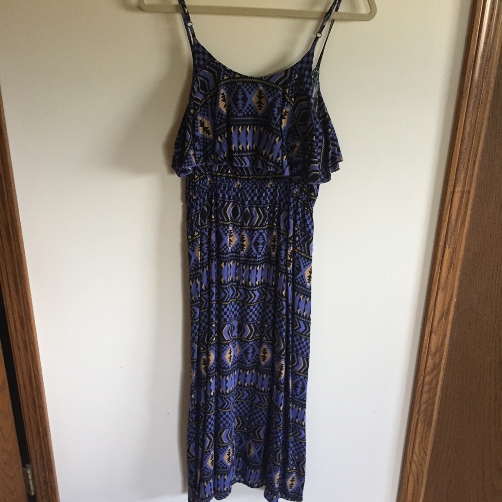 Tribal bohemian maxi dress