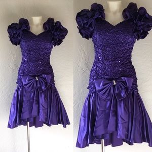 Vintage prom formal dress gown