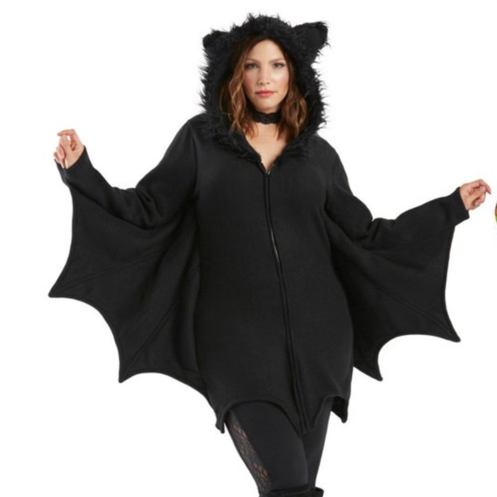 PLUS SIZE COZY BAT ADULT COSTUME