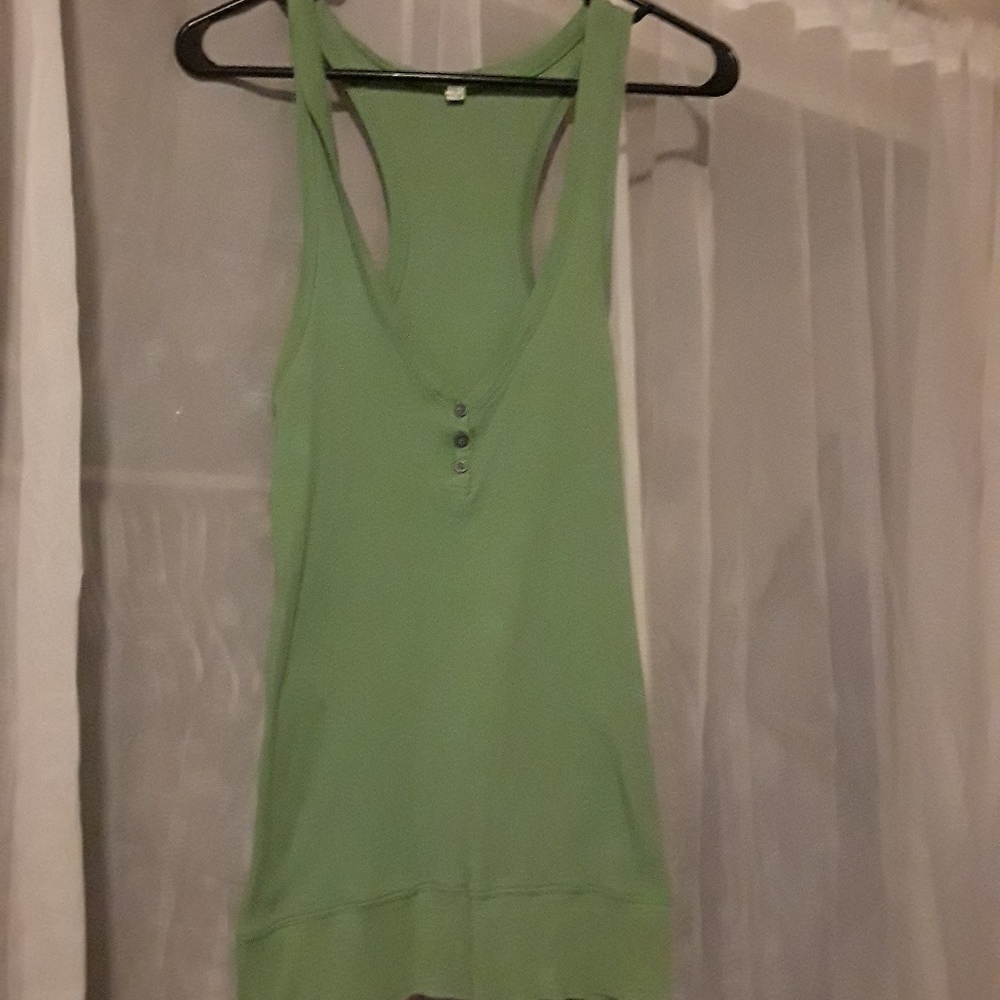 Green tank top
