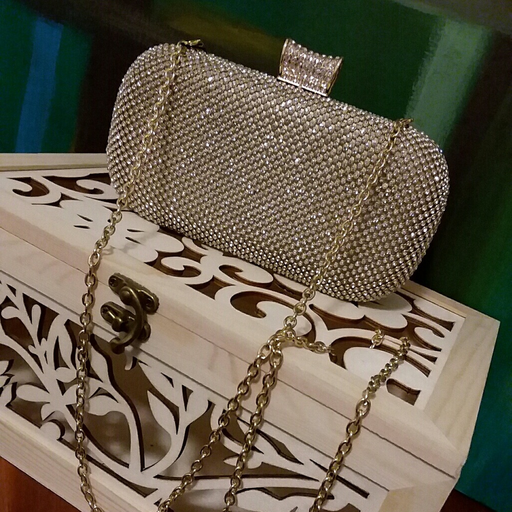 Marciano Gold Hand Bag