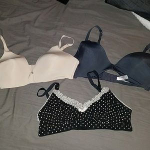 3 nursing bras