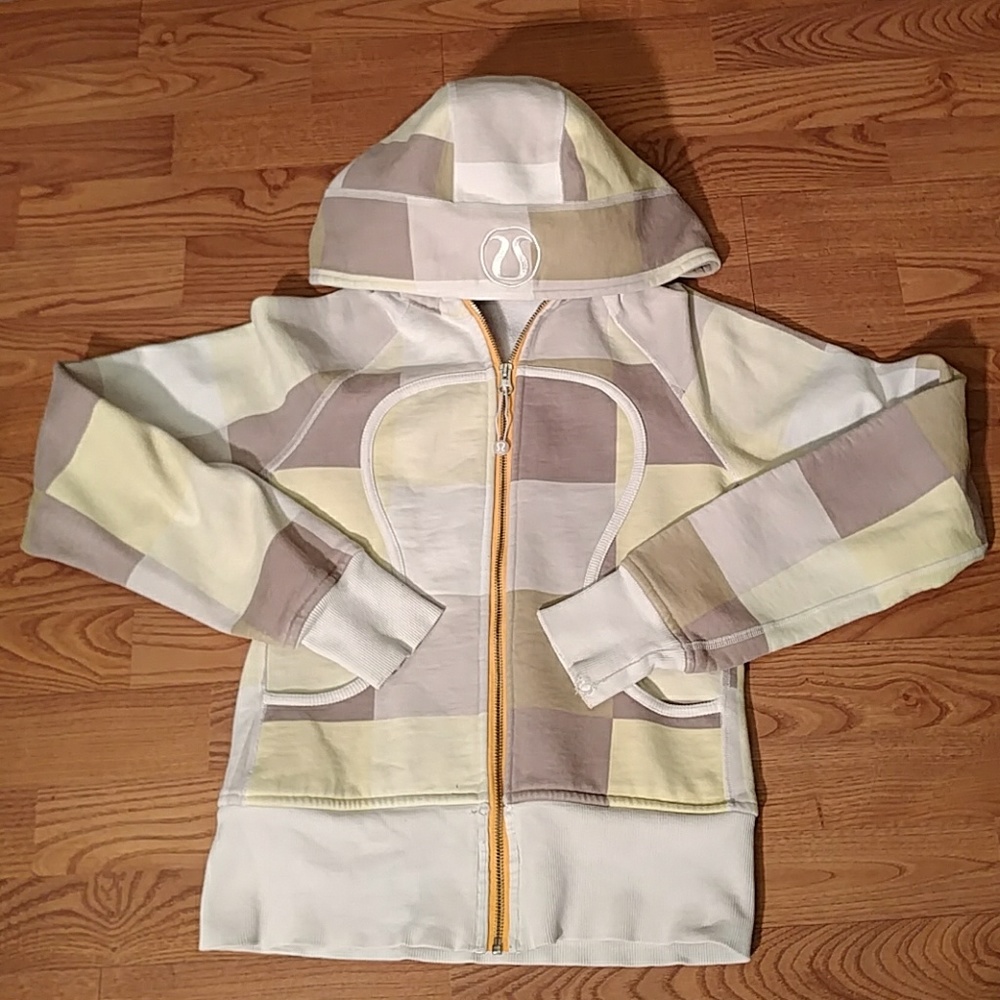 Lululemon plaid scuba hoodie sz 4