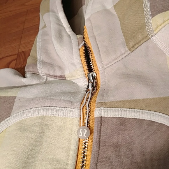 Lululemon plaid scuba hoodie sz 4 - Picture 2 of 7
