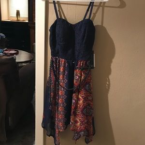 Belted Boho-Style Summer Dress