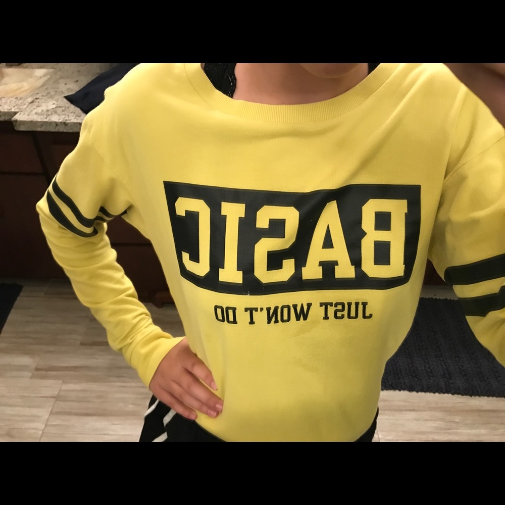 Basic just won't do shirt