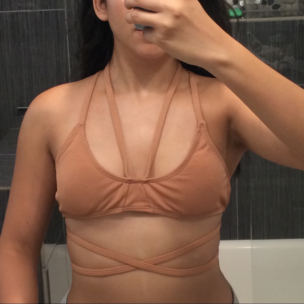 Bralette Strappy Bikini Top 💗