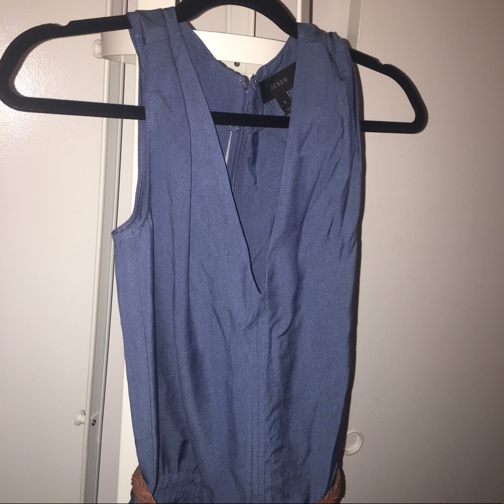 J Crew Blue Jumpsuit - Denim Effect size 6