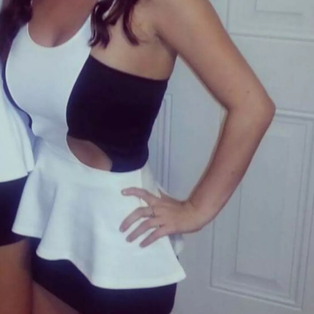 Black and white shirt