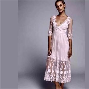 Free people friends forever pink sheer