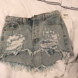 Jean skirt