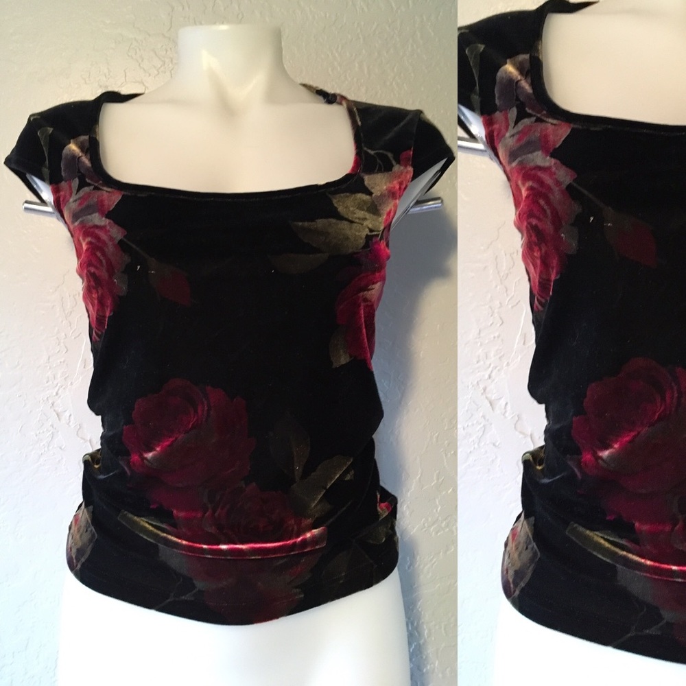 Vintage velvet top