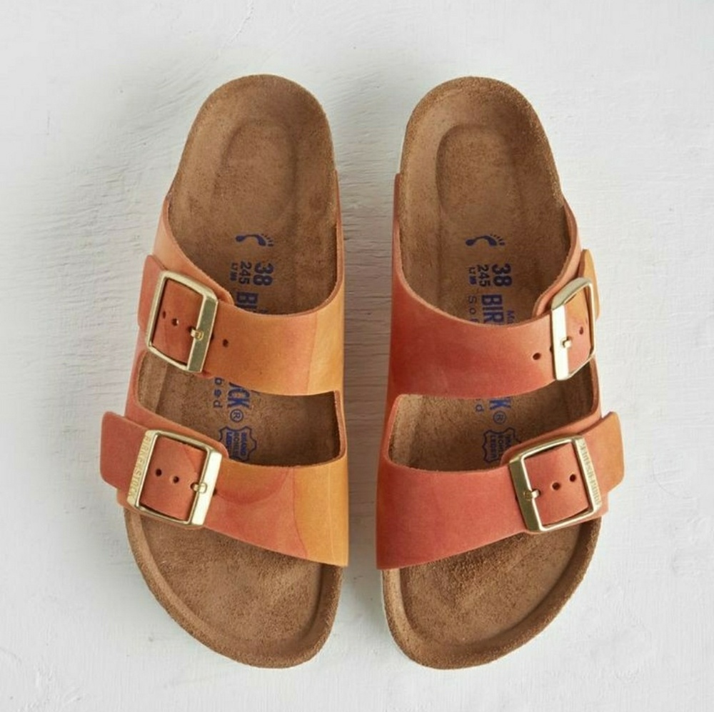 ISO burnt orange birkenstock