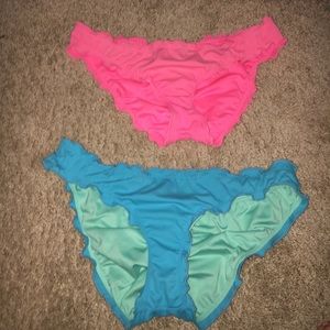 Victoria Secret ruffle bottoms